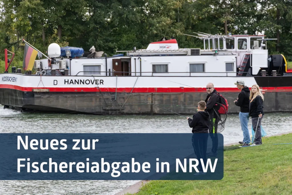 Fischereiabgabe NRW - Beispielbild Mittellandkanal